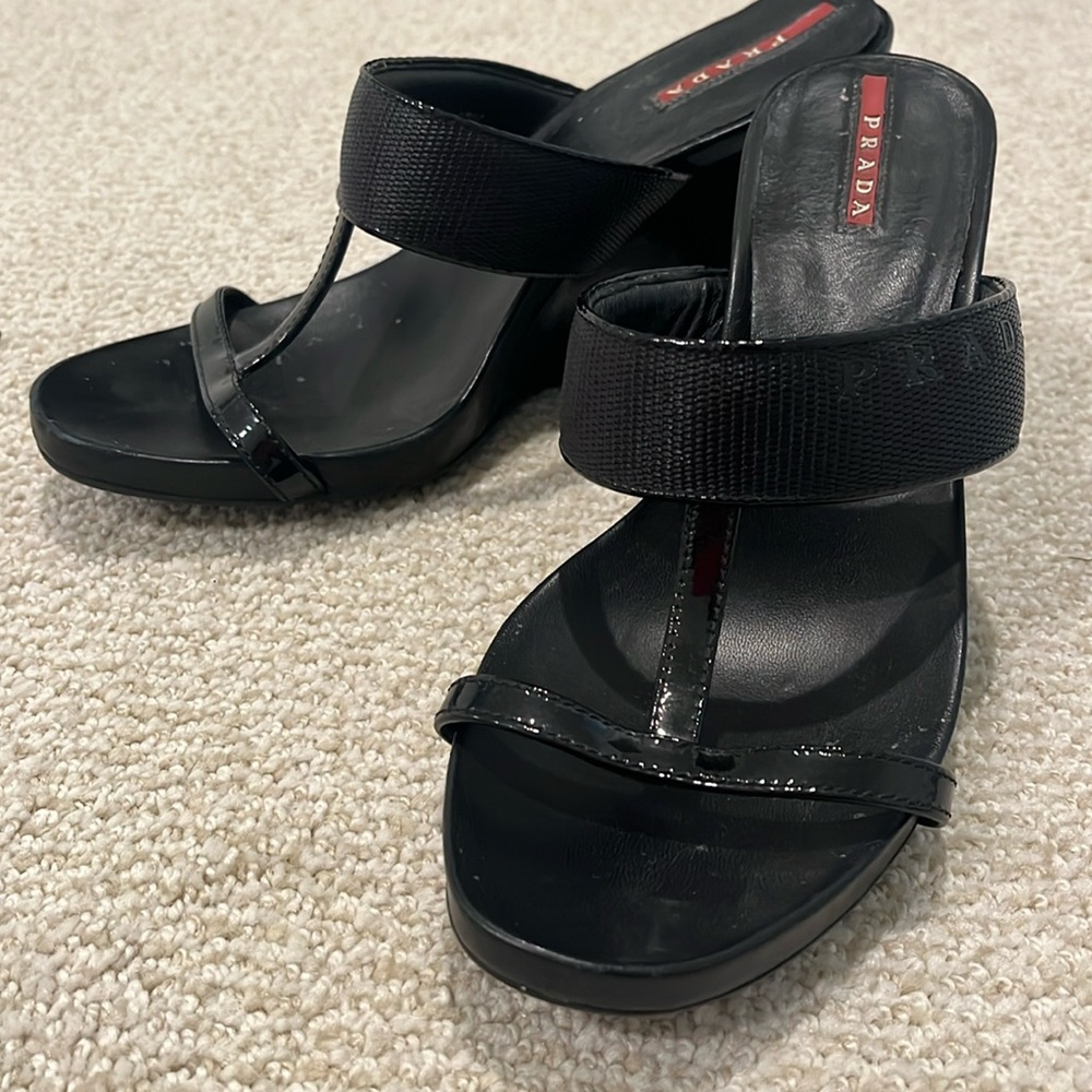 Prada Wedge Sandal